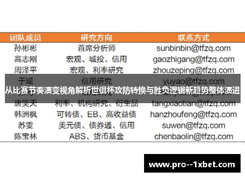 从比赛节奏演变视角解析世俱杯攻防转换与胜负逻辑新趋势整体演进 从比赛节奏演变视角解析世俱杯攻防转换与胜负逻辑新趋势整体演进